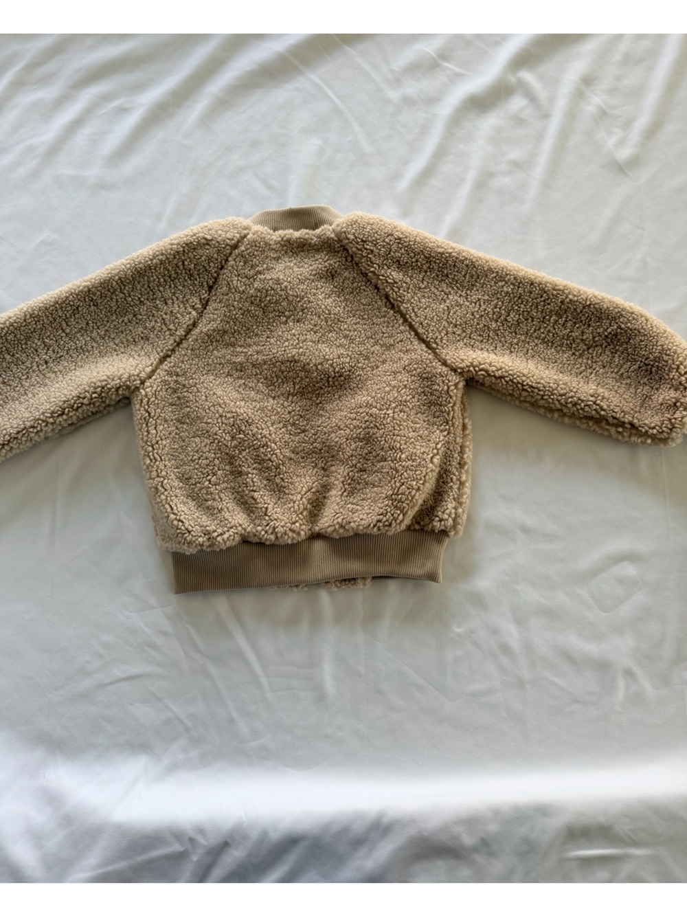 NEW H&M Disney Appliquéd Teddy Fleece Bomber Jacket  Size 5T/6 (Little Kids) - Picture 5 of 14